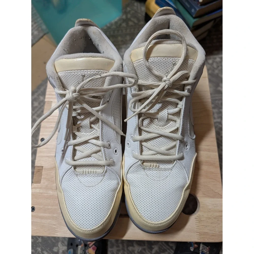 Jordan Flight 23 Mens Basketball Shoes White Cream Grey Speckled 317820-110